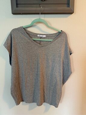 Culture Code grey V-Neck Dolman Sleeve Top